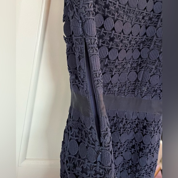 Tory Burch Navy macrame evening size 12 dress - Picture 12 of 15